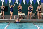 Swimming vs Bentley  Wheaton College Swimming & Diving vs Bentley College. - Photo by Keith Nordstrom : Wheaton, Swimming & Diving